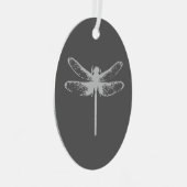 Dragonfly Ornament Aus Metall (Vorderseite Rechts)