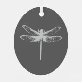 Dragonfly Ornament Aus Metall (Rückseite)