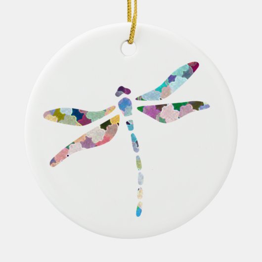 Dragonfly-Ornament Keramik Ornament (Vorne)