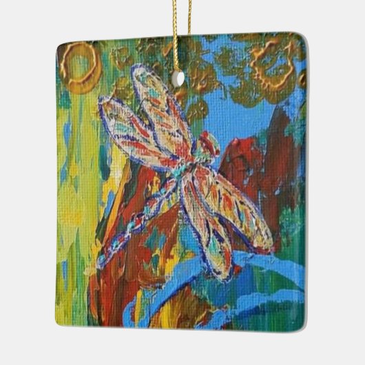 Dragonfly-Ornament Keramikornament (Links)