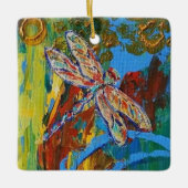 Dragonfly-Ornament Keramikornament (Vorderseite)