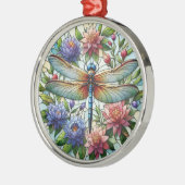 Dragonfly-Ornament Ornament Aus Metall (Links)