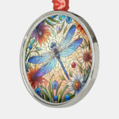 Dragonfly-Ornament Ornament Aus Metall (Links)