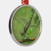 Dragonfly-Ornament Silbernes Ornament (Rechts)
