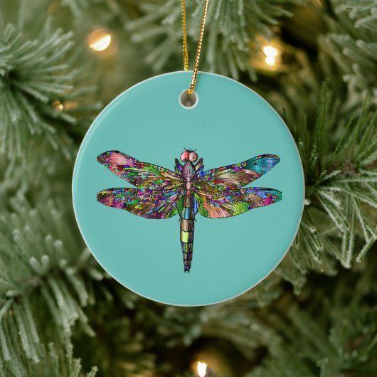 DRAGONFLY ORNANAMENT KERAMIK ORNAMENT (Baum)