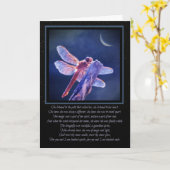 Dragonfly Pagan Wicca Inspiriert Geburtstag Karte (Gelbe Blume)