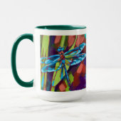 Dragonfly Painting - Gift for Insect Lovers Tasse (Links)