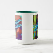 Dragonfly Painting - Gift for Insect Lovers Tasse (Zentrum)