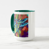 Dragonfly Painting - Gift for Insect Lovers Tasse (Vorderseite Links)
