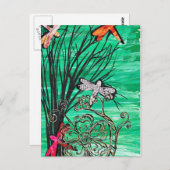 Dragonfly Park Postcard Postkarte (Vorne/Hinten)