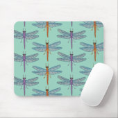 Dragonfly pattern mousepad (Mit Mouse)