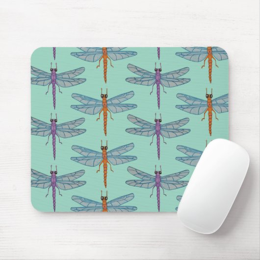 Dragonfly pattern mousepad (Mit Mouse)