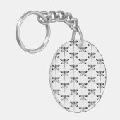 Dragonfly Pattern Schlüsselanhänger (Vorderseite links)