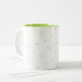 Dragonfly-Pattern-Tasse Zweifarbige Tasse (Vorderseite Links)