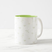 Dragonfly-Pattern-Tasse Zweifarbige Tasse (VorderseiteRechts)