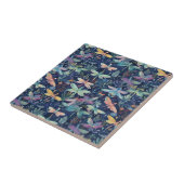 Dragonfly Pattern Tile Fliese (Seite)
