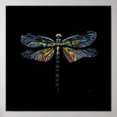 Dragonfly Pen Zeichnend Poster (Vorne)