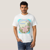 Dragonfly Pink Roses T-Shirt (Vorne ganz)