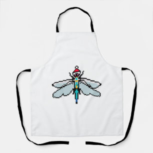 Dragonfly PixelChristmas - Funny Dragonfly Schürze