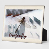 Dragonfly Plaque Fotoplatte (Seite)