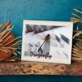 Dragonfly Plaque Fotoplatte (Seite)