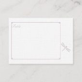 Dragonfly-Platzkarten Platzkarte (Rückseite)