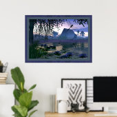 Dragonfly Pond von Michelle Wilder Poster (Heimbüro)