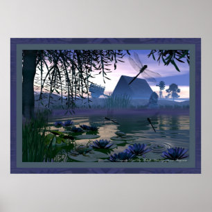 Dragonfly Pond von Michelle Wilder Poster