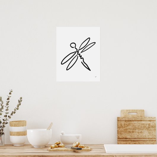 Dragonfly Poster (Küche)