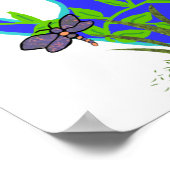 Dragonfly-Poster Poster (Ecke)