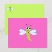 Dragonfly Postkarte (Vorne/Hinten)