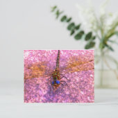 Dragonfly Postkarte (Stehend Vorderseite)