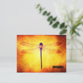 Dragonfly Postkarte (Stehend Vorderseite)