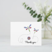 Dragonfly Postkarte (Stehend Vorderseite)