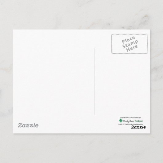 Dragonfly Postkarte (Rückseite)