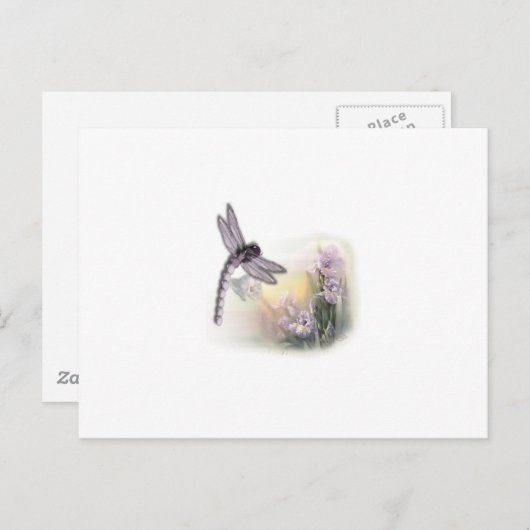 Dragonfly Postkarte (Vorne/Hinten)