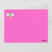 Dragonfly Postkarte (Rückseite)