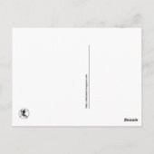 Dragonfly Postkarte (Rückseite)