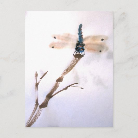 Dragonfly Postkarte (Vorderseite)