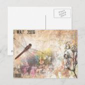 Dragonfly Postkarte (Vorne/Hinten)