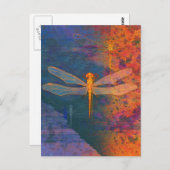 Dragonfly Postkarte (Vorne/Hinten)