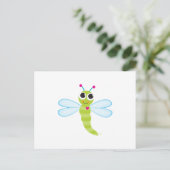 Dragonfly Postkarte (Stehend Vorderseite)