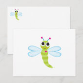 Dragonfly Postkarte (Vorne/Hinten)