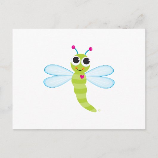 Dragonfly Postkarte (Vorderseite)