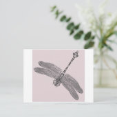 Dragonfly Postkarte (Stehend Vorderseite)