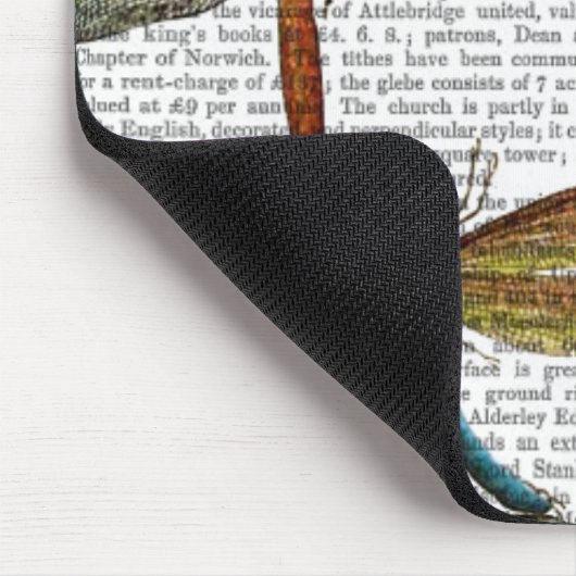 Dragonfly Print 3 Mousepad (Ecke)