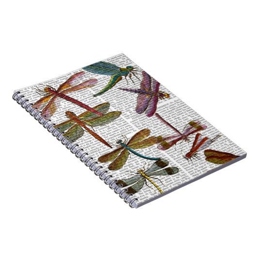 Dragonfly Print 3 Notizblock (Rechte Seite)