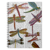 Dragonfly Print 3 Notizblock (Vorderseite)