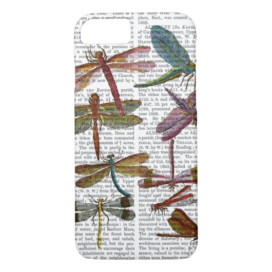 Dragonfly Print 4 Case-Mate iPhone Hülle (Rückseite)