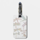 Dragonfly Print 4 Gepäckanhänger (Rückseite vertikal)